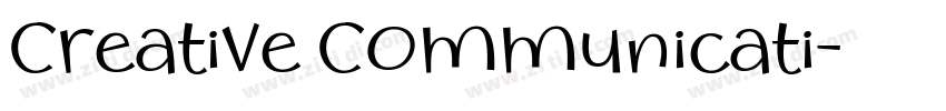 Creative Communicati字体转换